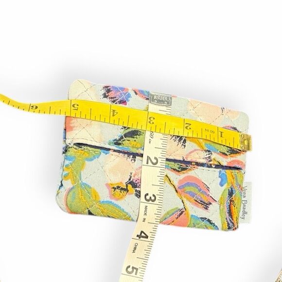 VERA BRADLEY Women’s Multicolor Floral Quilted Coin Card Pouch - Picture 3 of 4